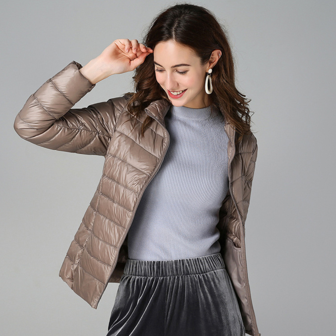 Veste pour femme légère mi-saison coupe moderne