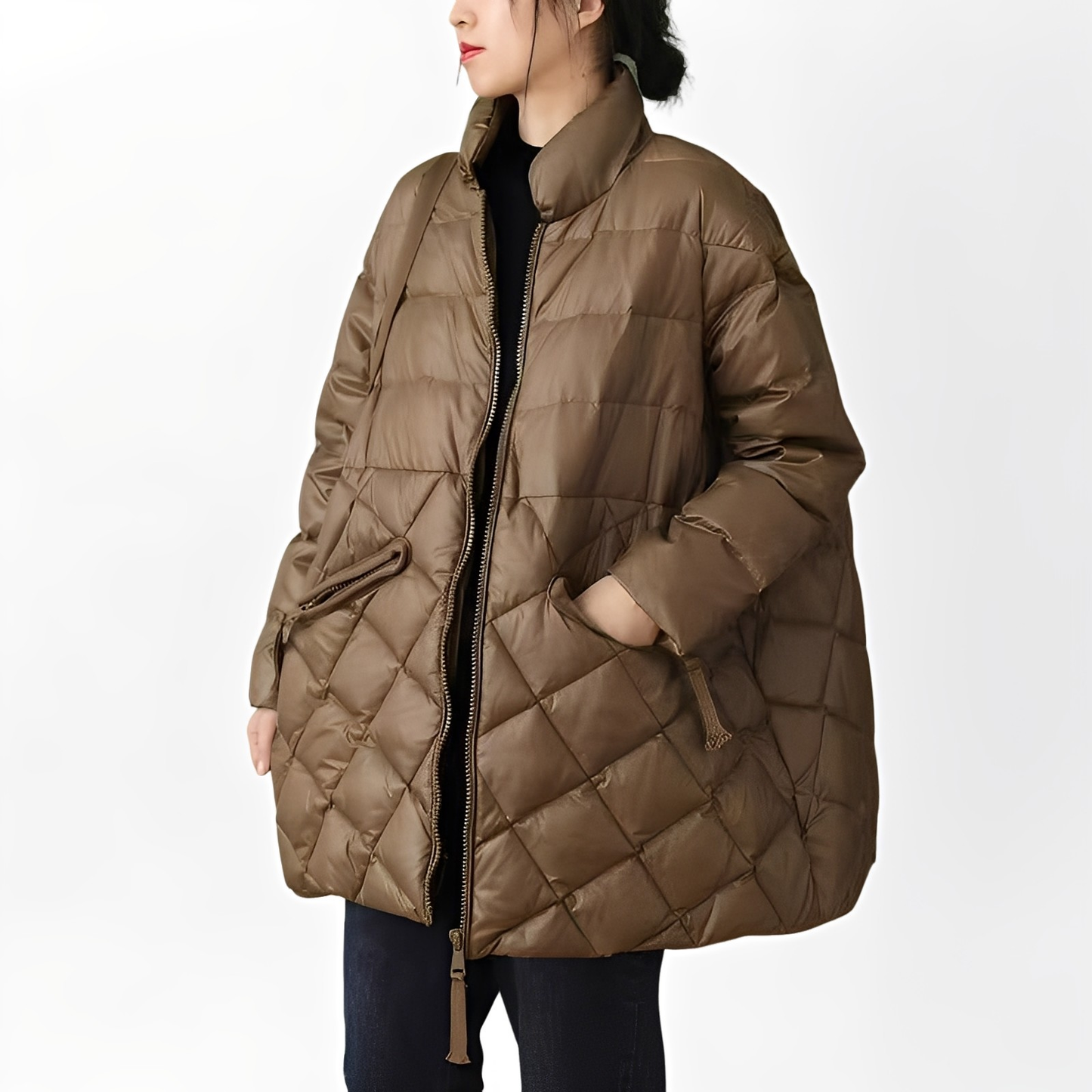 Veste femme pratique avec poches et fermeture éclair