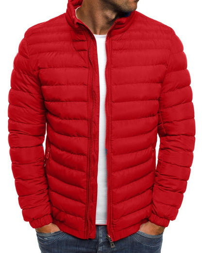 Veste simple à col montant Couleurs variées