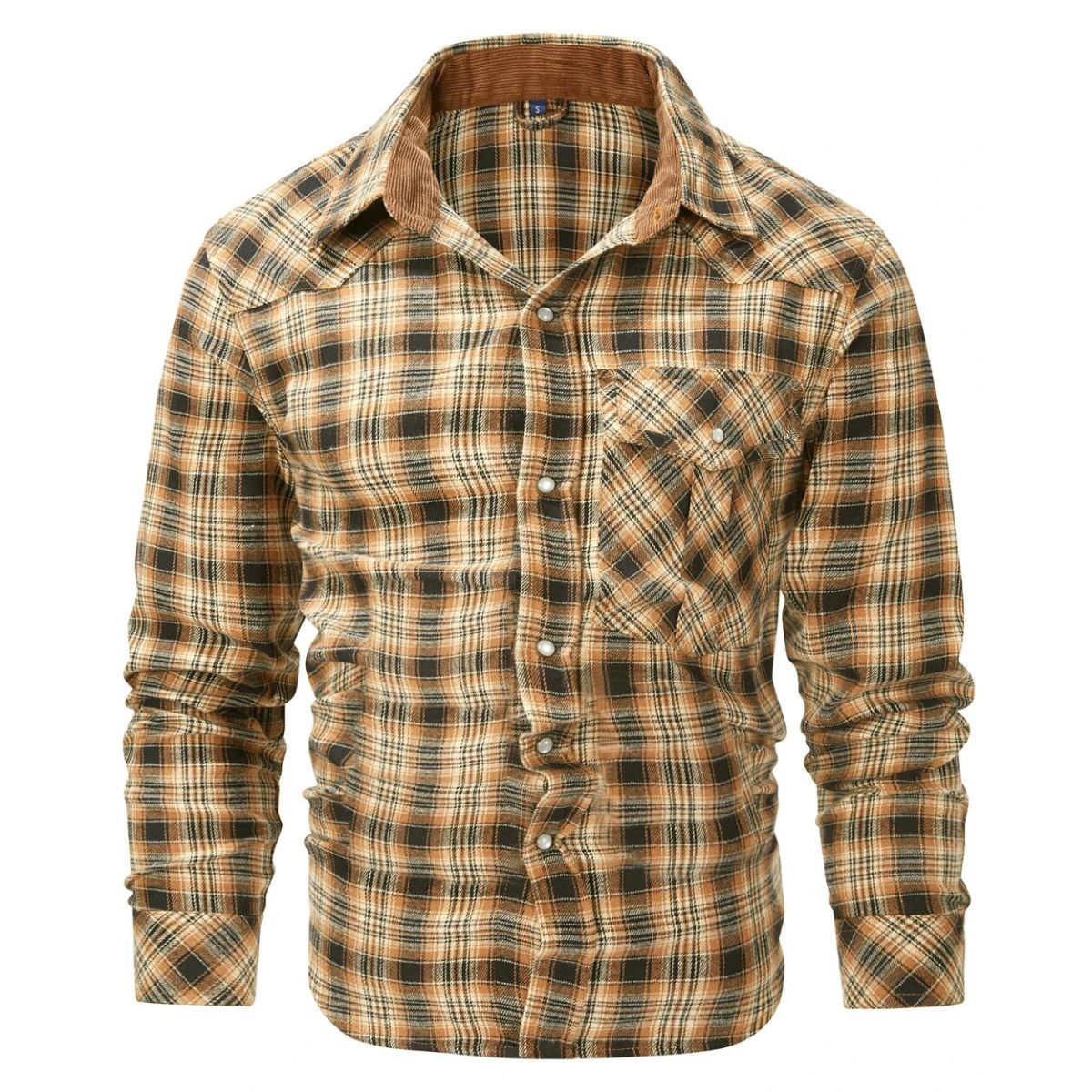 Veste d'hiver homme à carreaux élégante