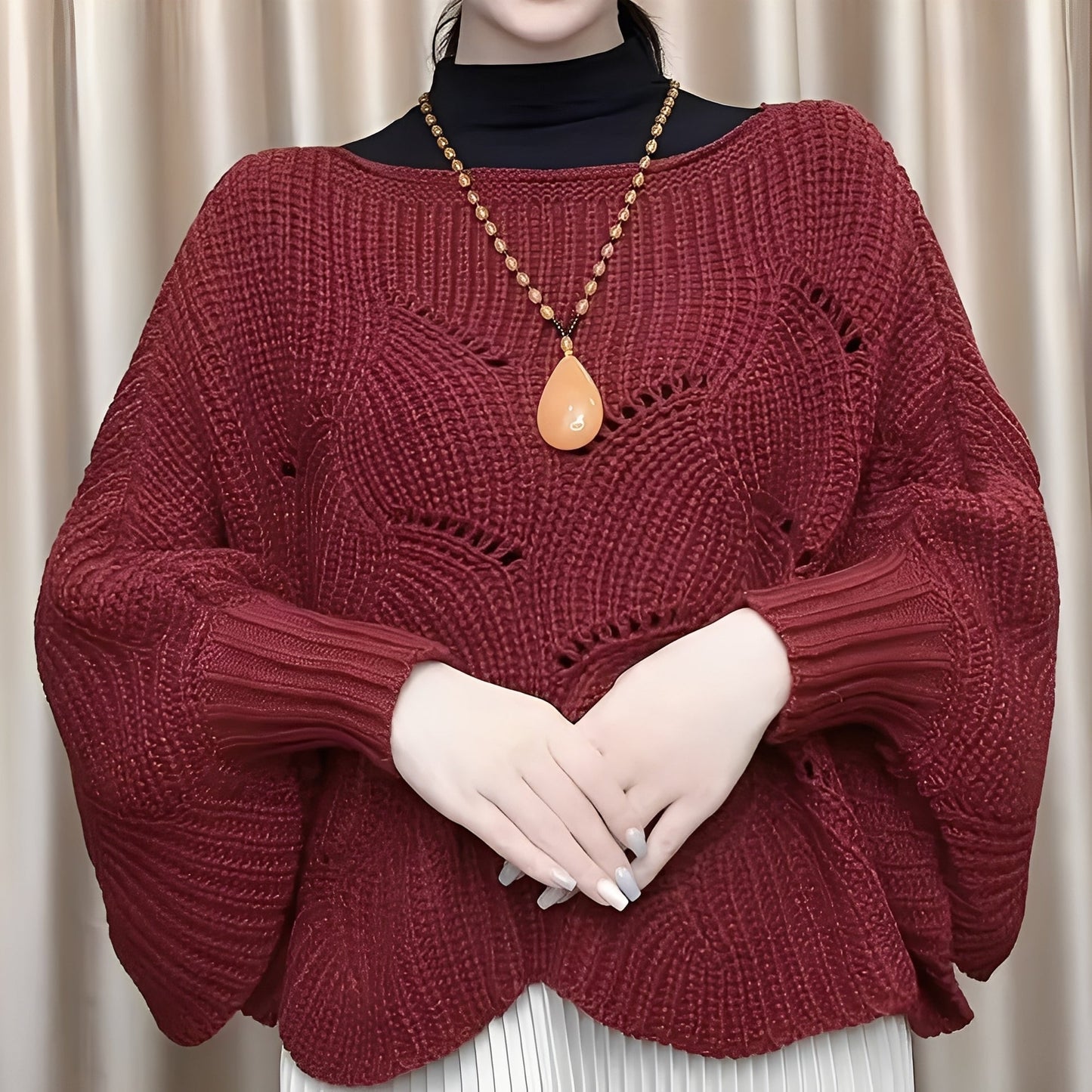 Pull thermique femme Manches amples Confort