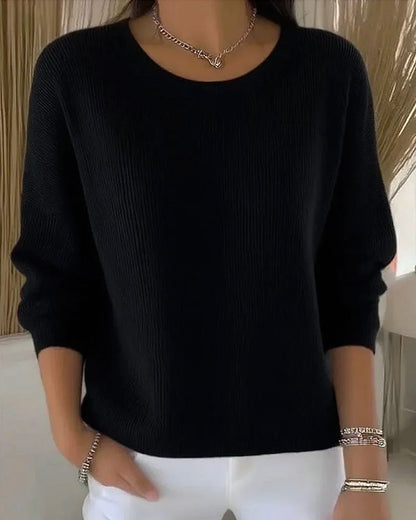 Vêtements femme élégants Col rond Oversize