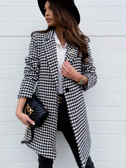 Blazer décontracté pour femme, devant ouvert