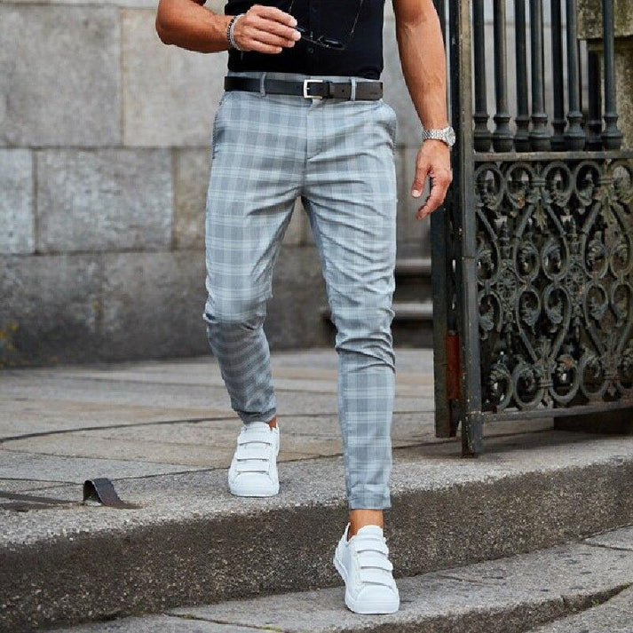 Lucas - Pantalons à carreaux élégants pour homme