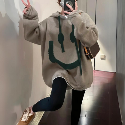 Sweat à capuche doux et chaud pour femme