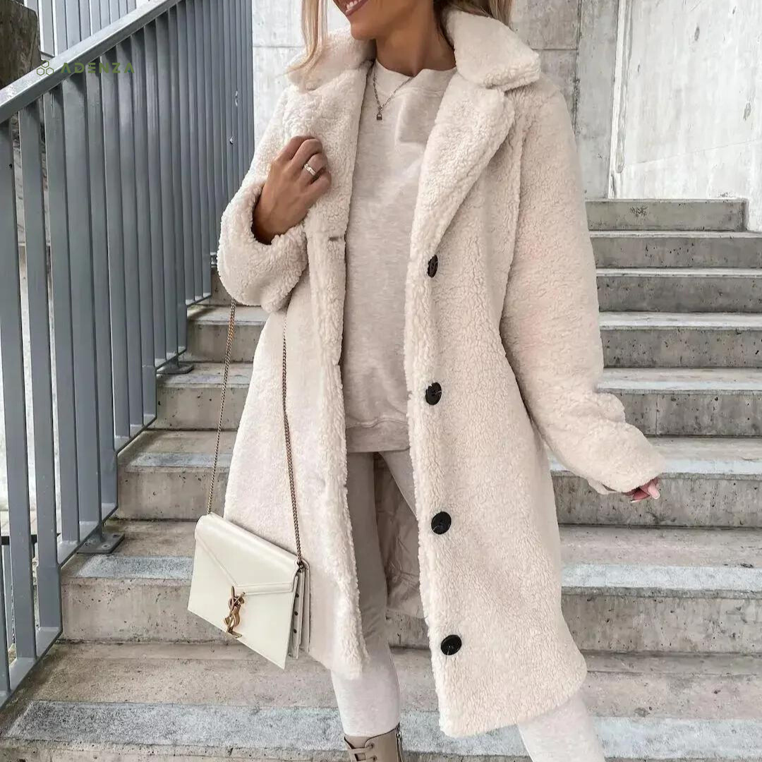 Manteau Teddy Doux Oversize Chaud