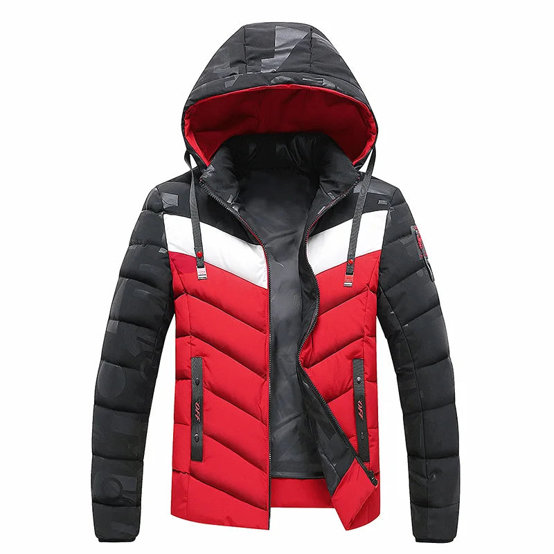 Blouson d'hiver homme chaud en duvet