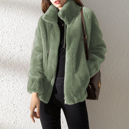 Luxus Pelzmantel Damen Elegant Lang - IdealeKleiden