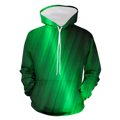 Pull tricoté homme à rayures et capuche