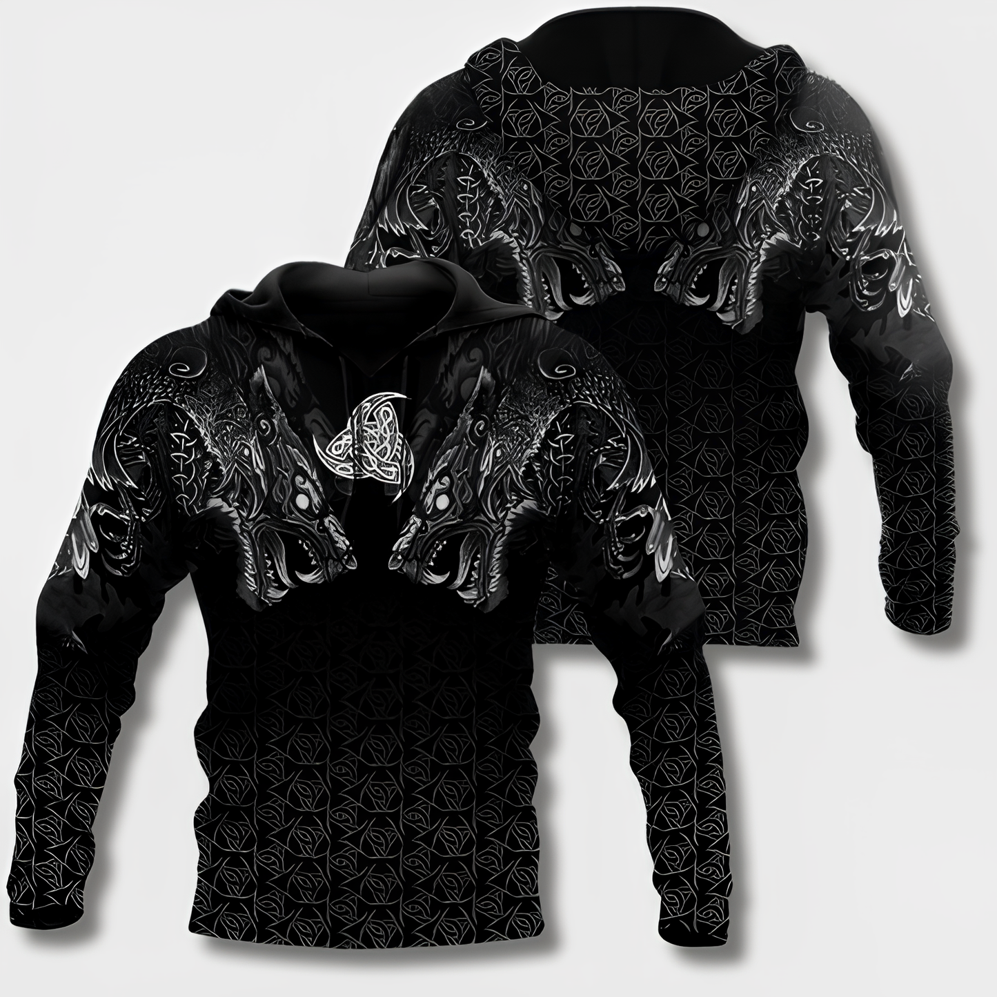 Wikinger Kapuzenpulli Cool Viking Style - IdealeKleiden