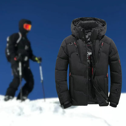 Doudoune chaude avec capuche amovible