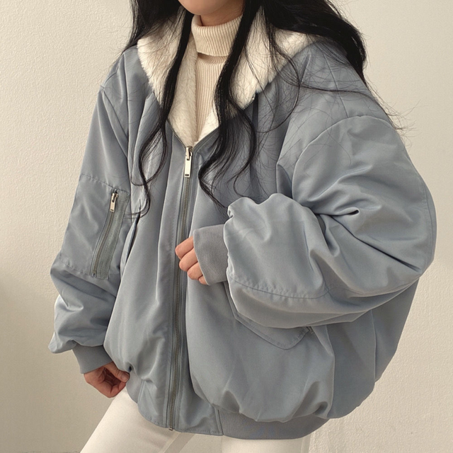 Veste zippée oversize Confortable Oversized