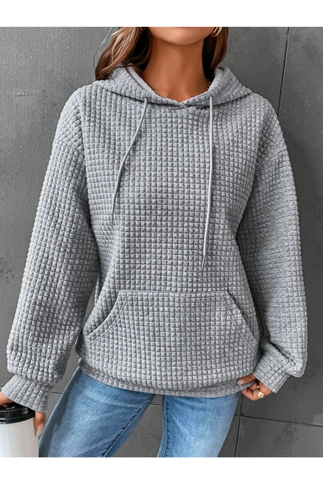 Damen Pullover Warm Kapuzenpulli - IdealeKleiden