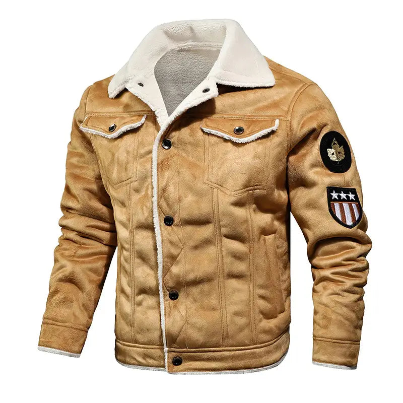 Blouson en cuir élégant pour homme