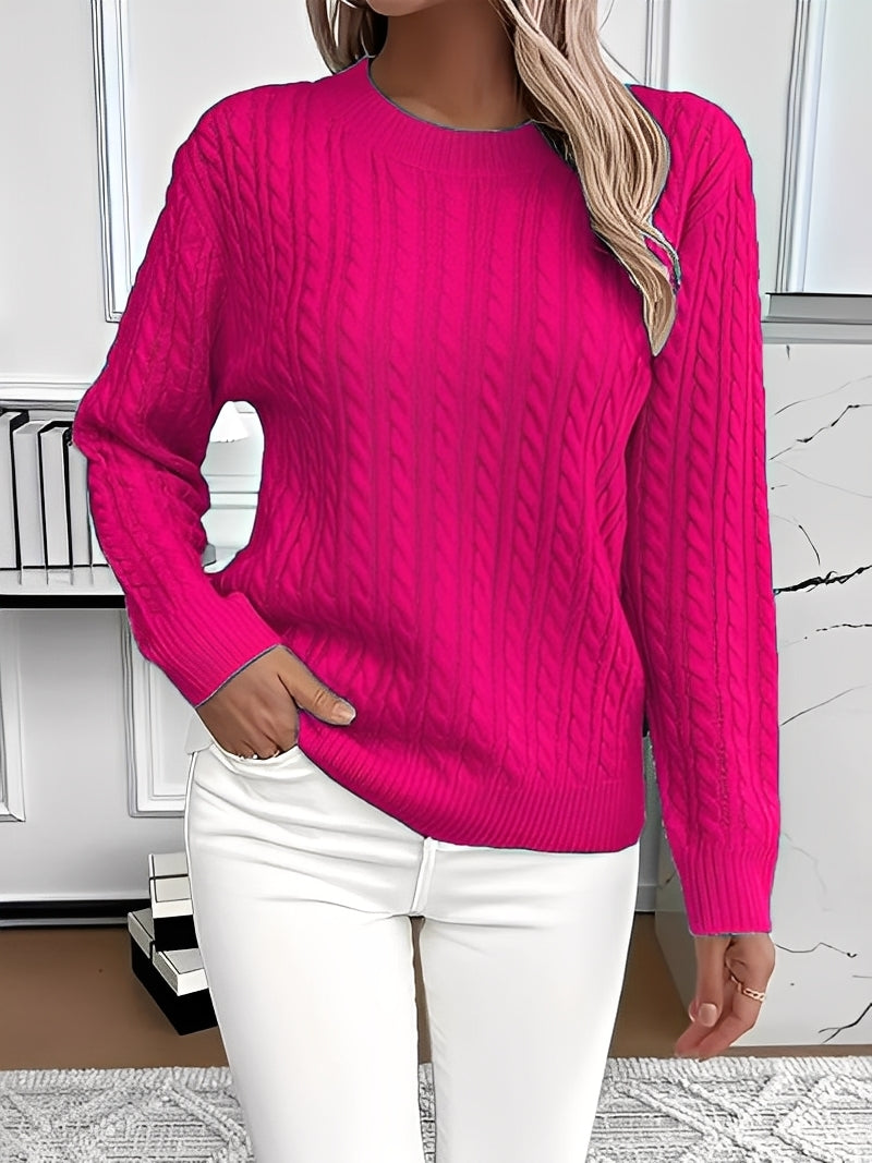 Pull tricoté doux pour femmes Confortable
