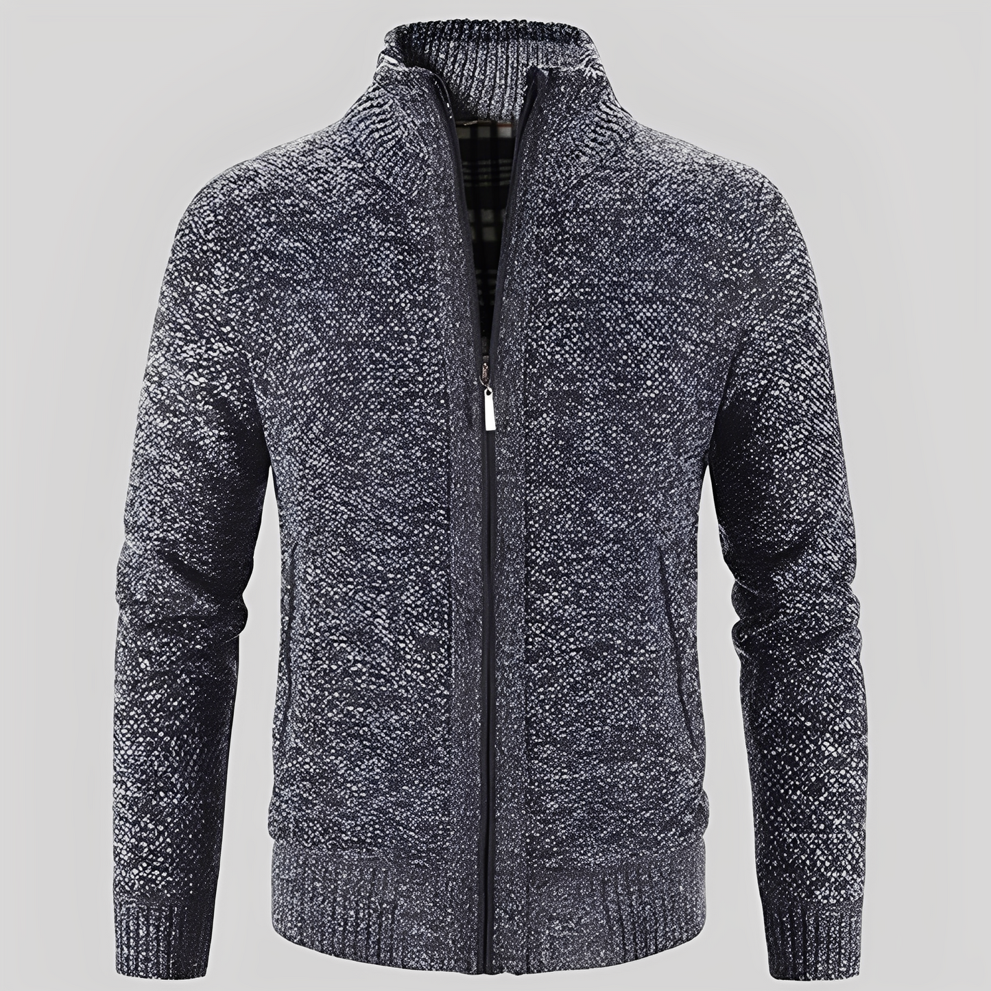Cardigan zippé pratique pour hommes