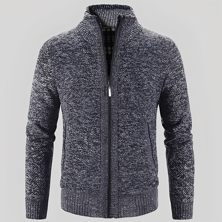 Cardigan zippé pratique pour hommes
