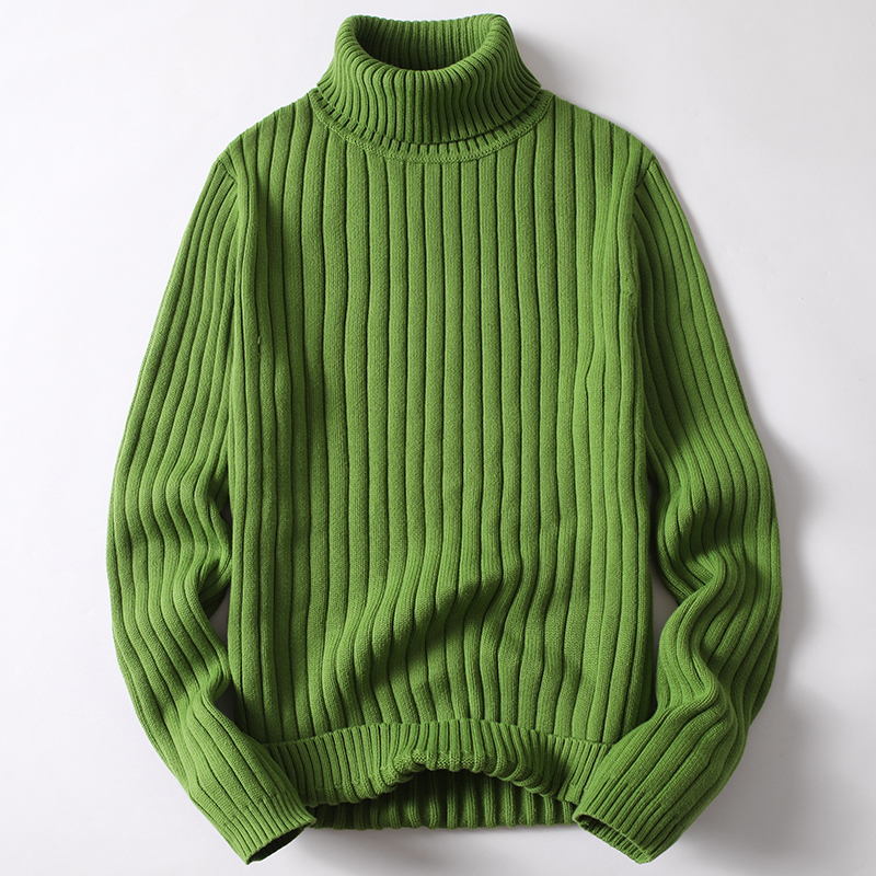 Pull roulé doux Manches longues Chaud Confortable