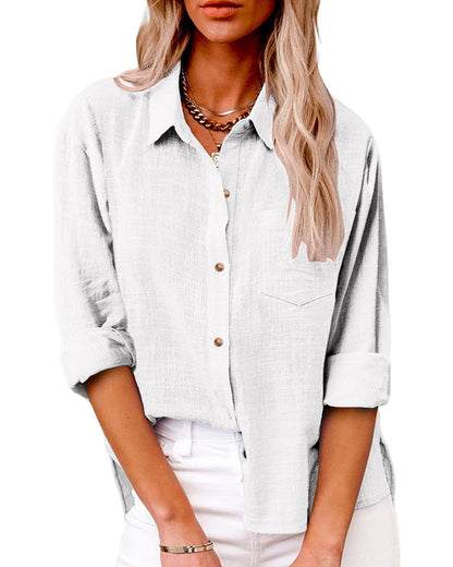 Chemise pratique avec des poches de poitrine