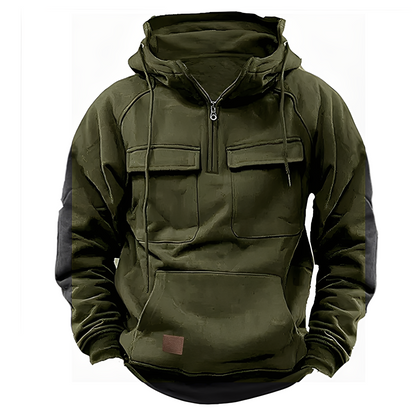 Sweat à capuche pratique pour homme avec plusieurs poches