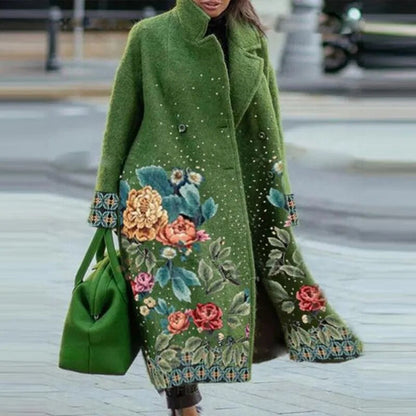 Manteau d'hiver élégant classique pour femme