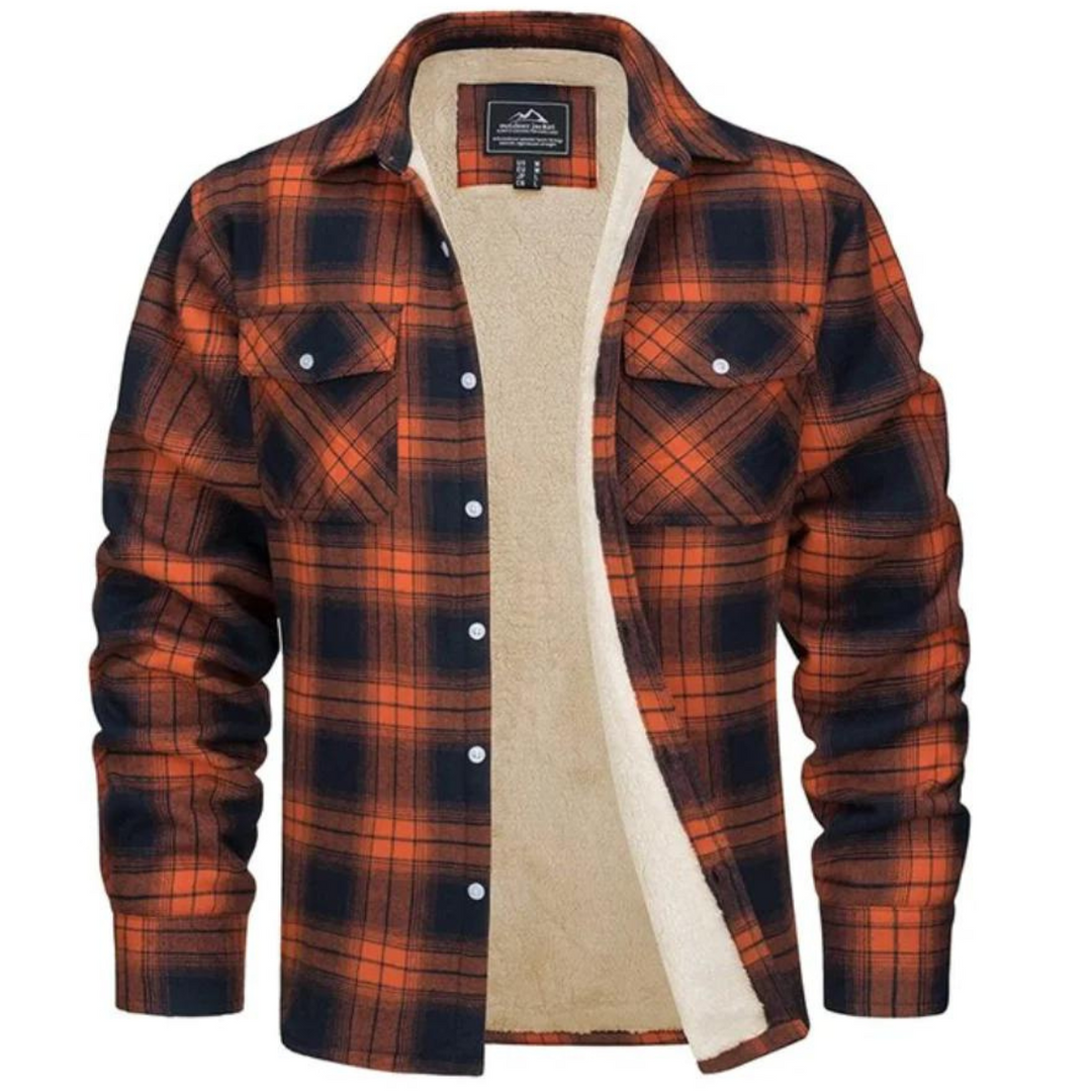 Blouson homme en cuir style outdoor
