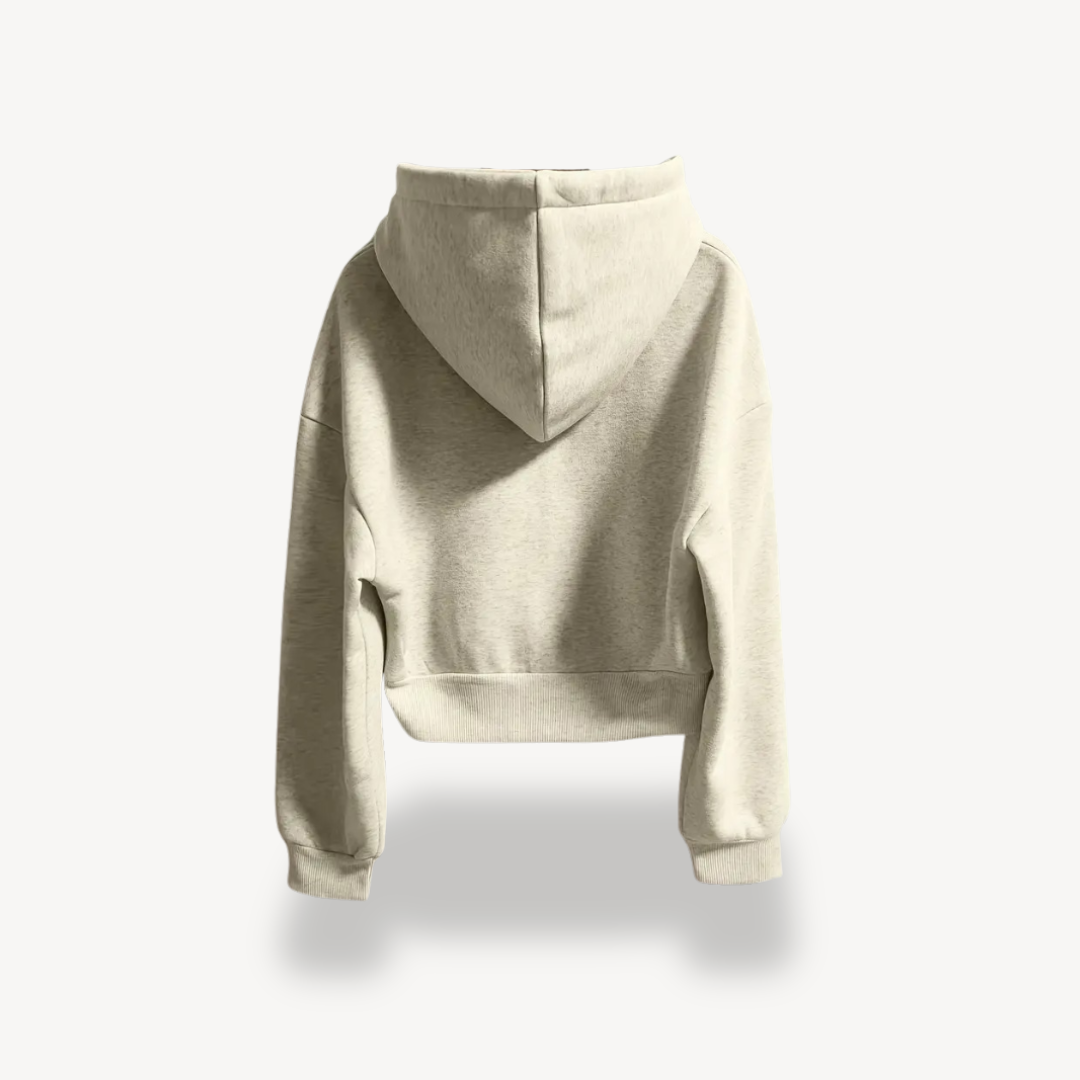 Damen Sweatshirt Strukturiert Modern Polyester - IdealeKleiden