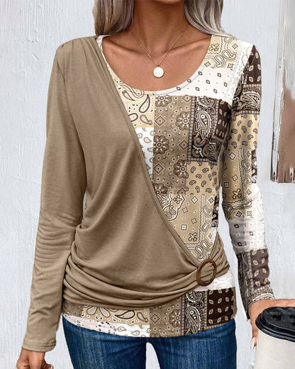 Hauts Femme Blouse Motif Paisley