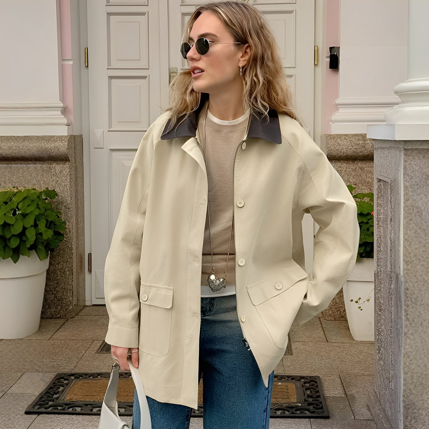 Veste pour femme à coupe décontractée