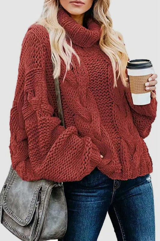 Eleganter Cashmere Pullover Rollkragen Winter - IdealeKleiden