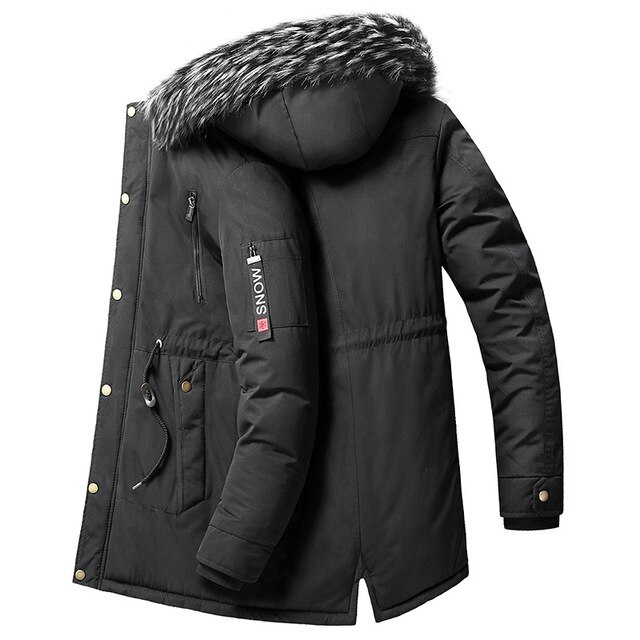 Herren Parka Warm Isoliert - IdealeKleiden