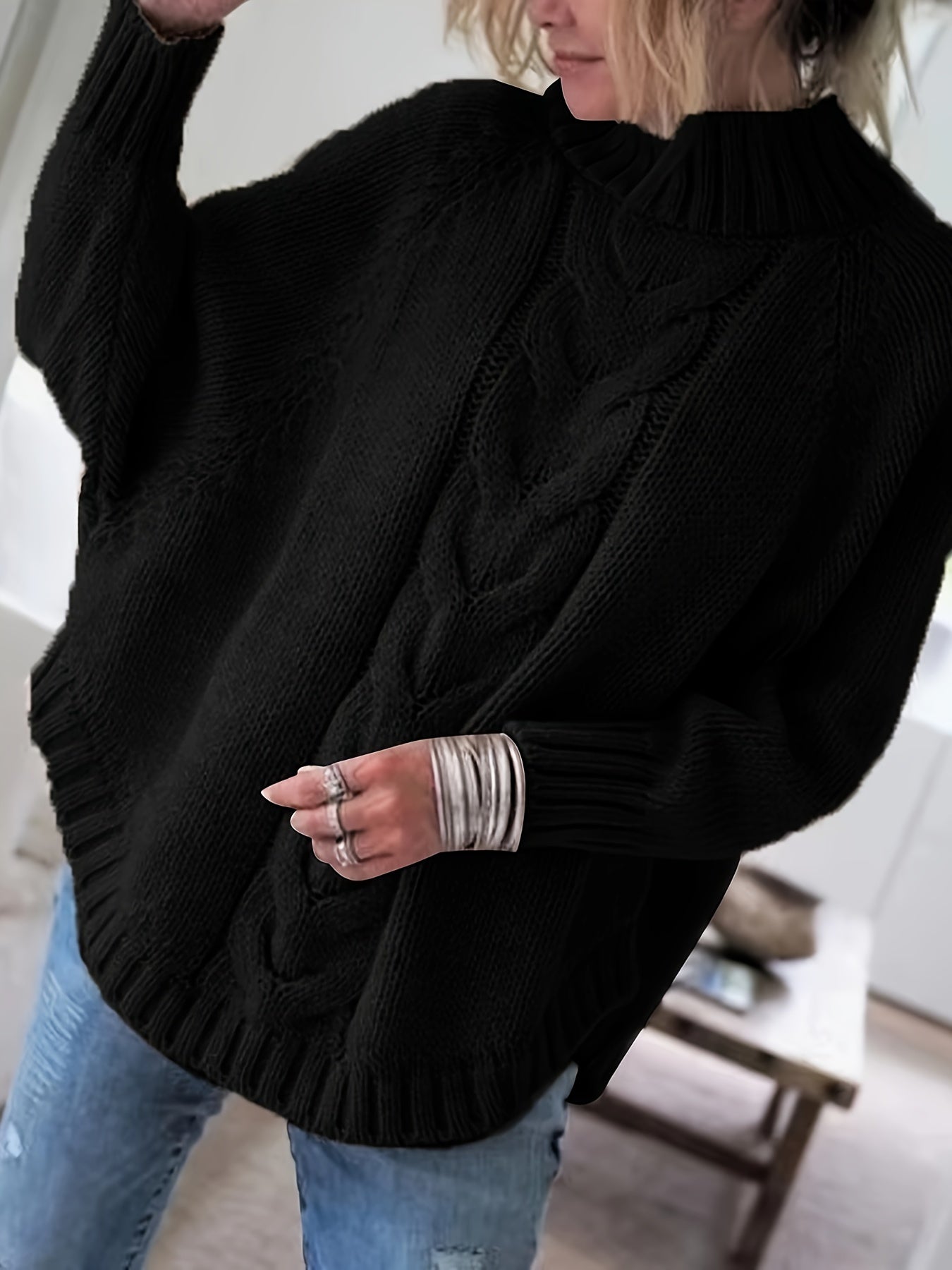 Pull-over épais confortable et douillet