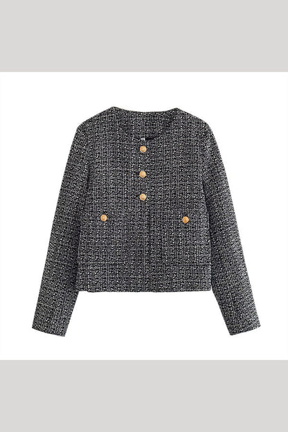 Veste décontractée mode, design texturé