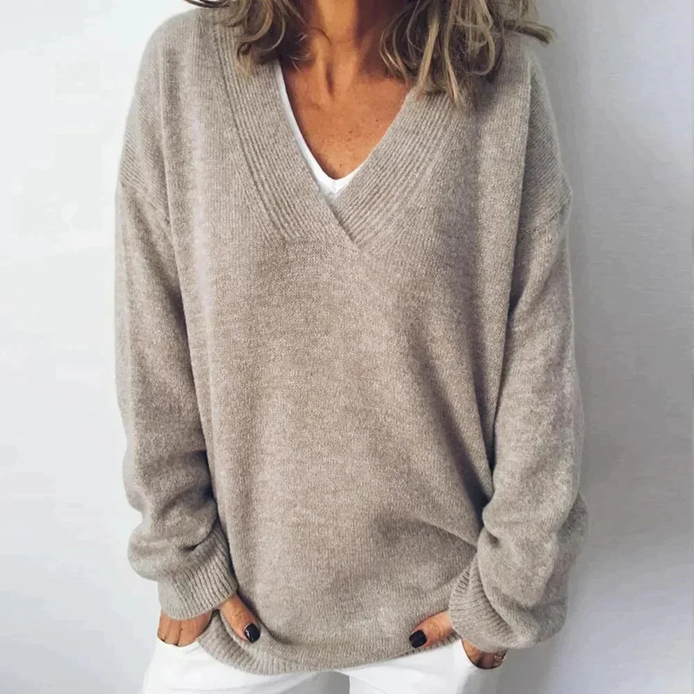 Pull en maille douce qualité de luxe