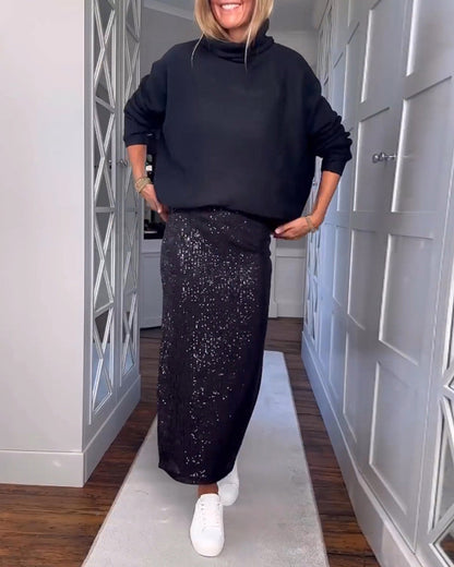Robe élégante unie pour femme