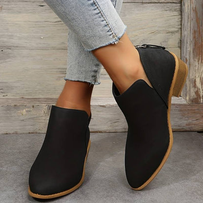 Élégantes bottes courtes pour femme