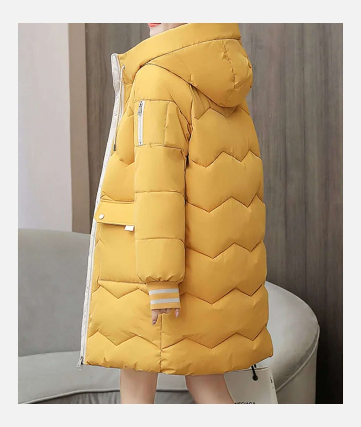 Manteau d'hiver femme élégant et chaud