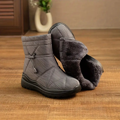 Bottes de neige doublées de polaire pour femme