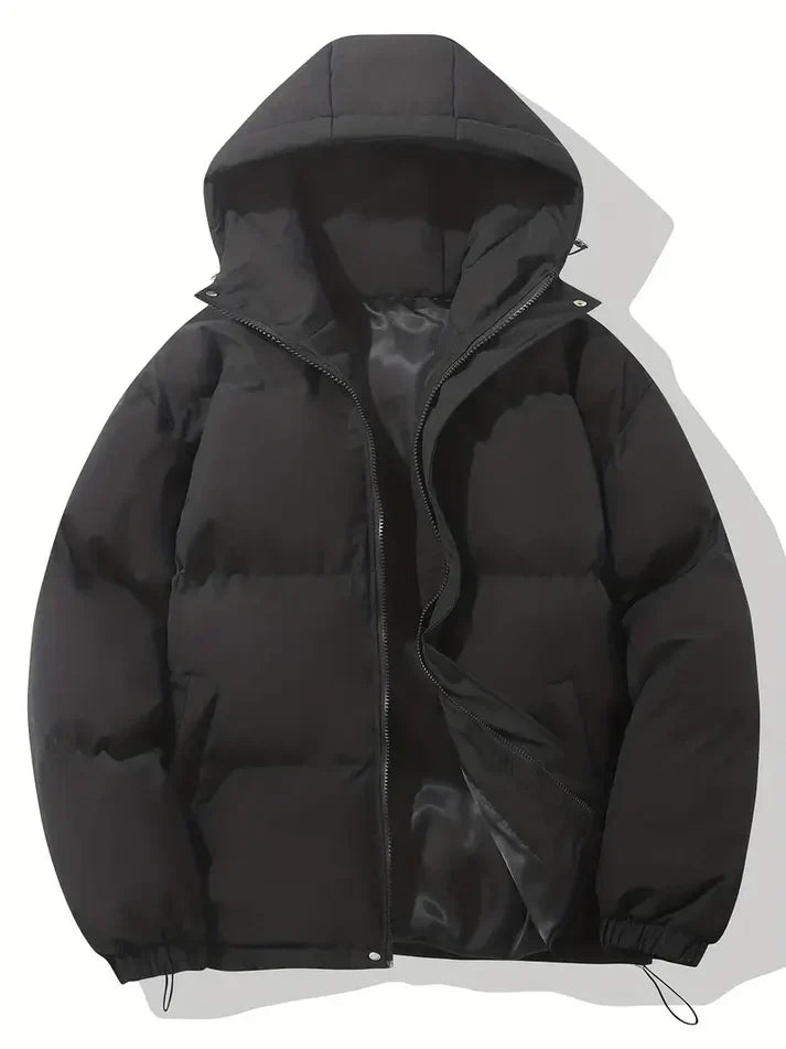 Herren Parka Weich Kapuze Zeitlos - IdealeKleiden