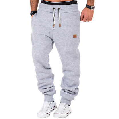 Pantalon de jogging confortable en polaire doux et élastique pour homme