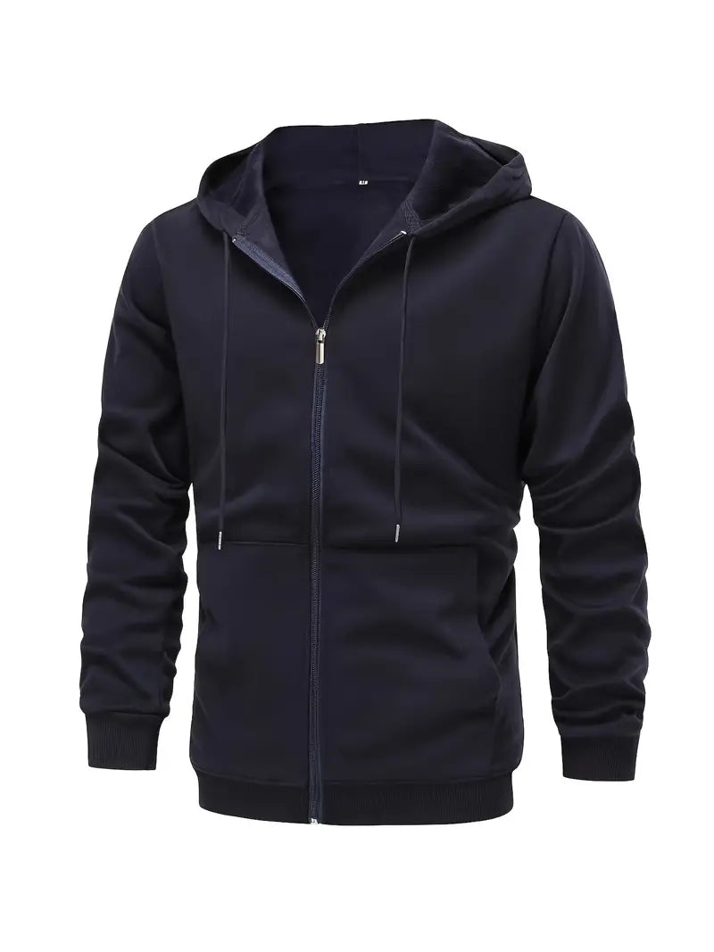 Nolan - Casual Langarmjacke Reißverschluss Herren - IdealeKleiden
