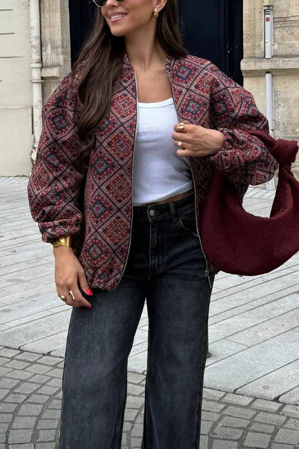 Veste femme style rétro polyvalente