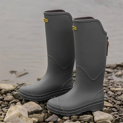 Bottes imperméables pour femmes en PVC antidérapantes