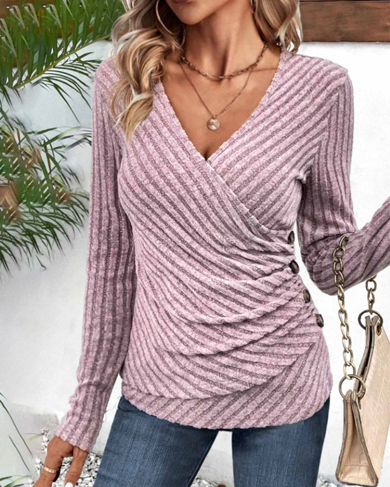 Robe élégante décolleté en V