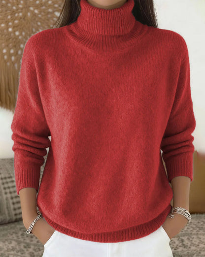Tenue décontractée à col roulé, stylée et moderne