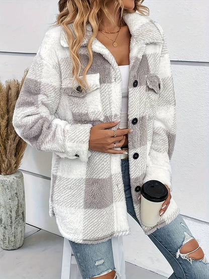 Lässige Damenjacke Langarm Casual - IdealeKleiden