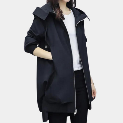 Veste d'automne longue et moderne pour femme