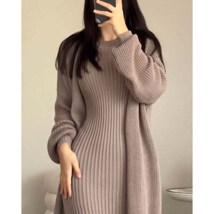 Ensemble 2 pièces moderne pour femme en coton coupe slim