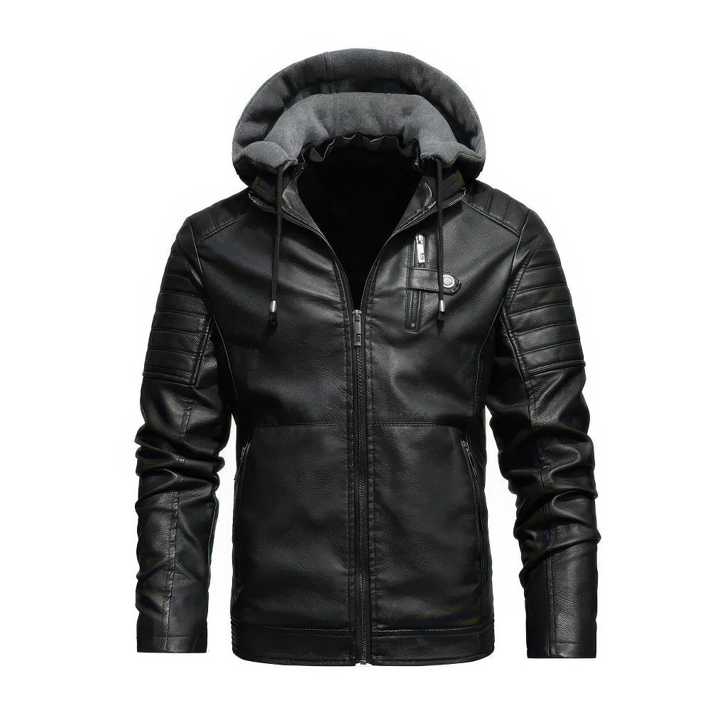Veste d'hiver homme à capuche chaude de luxe