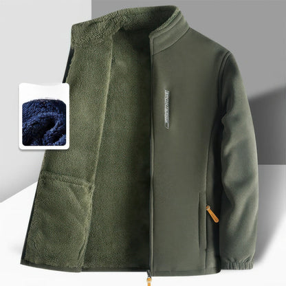 Robe d'hiver chaude doublée polaire moderne